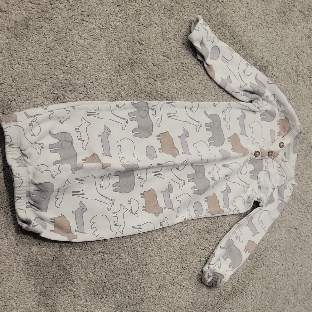 Carter's Gray and Brown Sleep Sack Pajamas